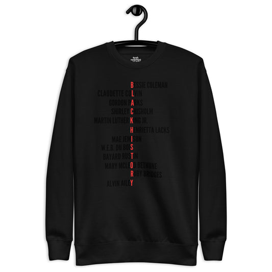 "Black History" Unisex Premium Sweatshirt